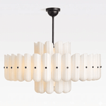 Seraphine Linear Fluted Glass Chandelier