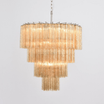 Serava Cascade Glass Chandelier