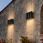Vector Sharp-Beam Sconce – Modern Waterproof LED Up & Down Outdoor Light