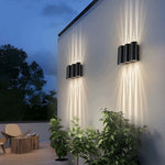 Vector Sharp-Beam Sconce – Modern Waterproof LED Up & Down Outdoor Light