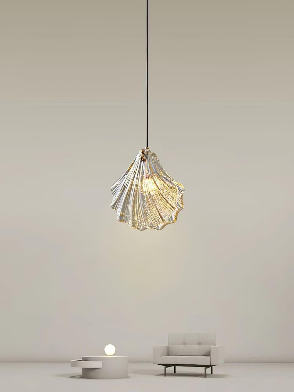 Shell Mini Pendant Swag Light