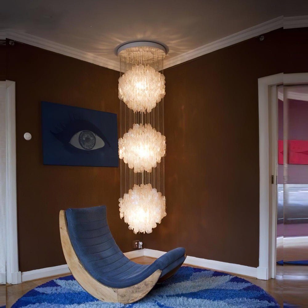 Shell Waterfall Chandelier
