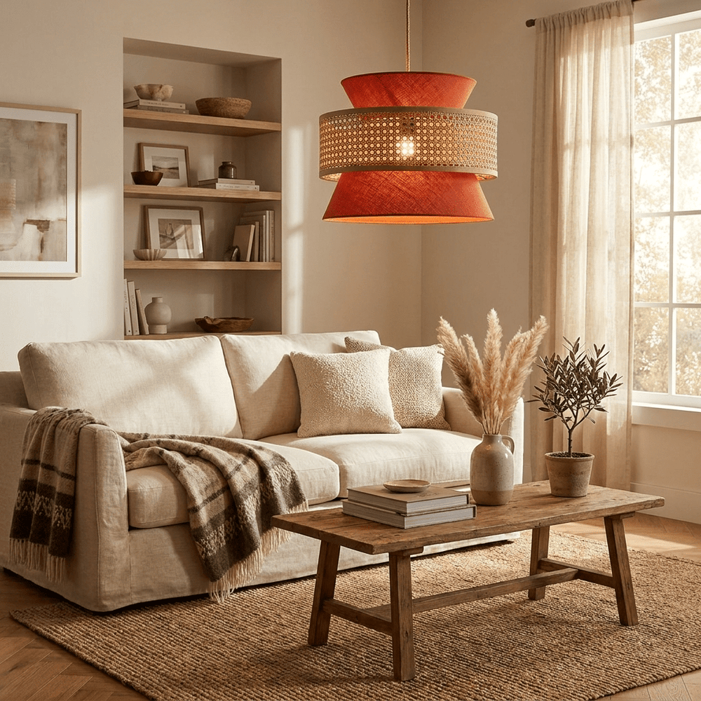 Sienna Rattan Pendant Light