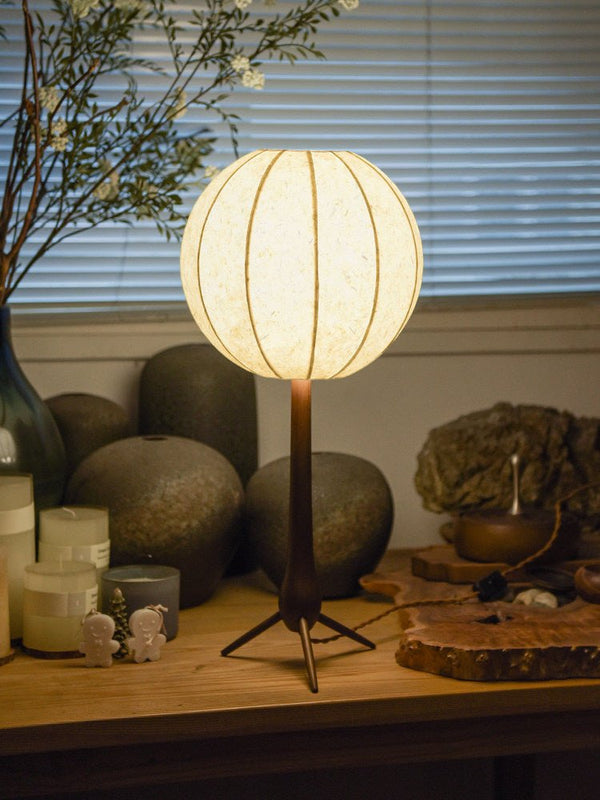 Silk Lantern Table Lamp