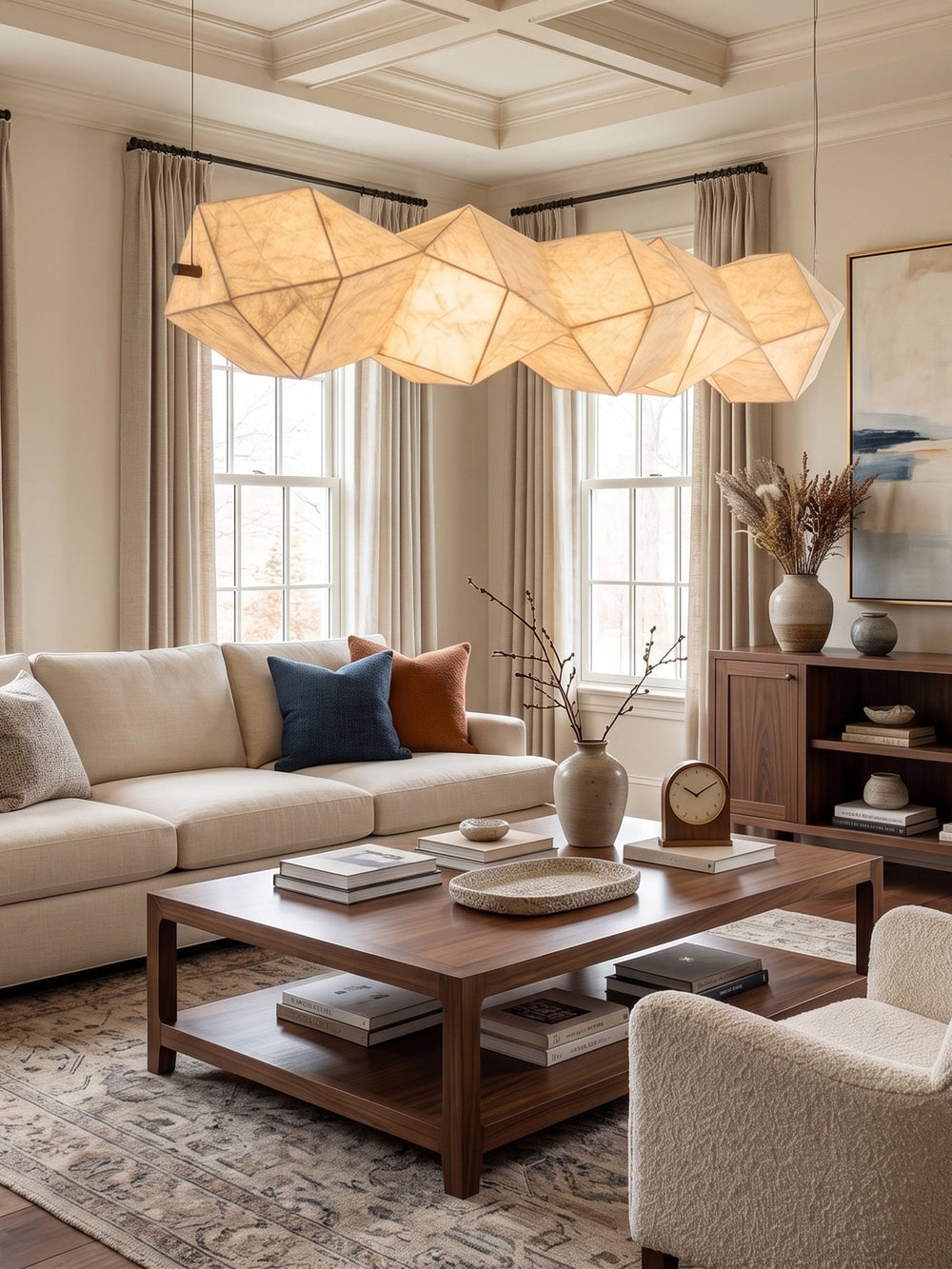 Silvara Fold Linear Pendant Lamp