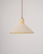 Concrete Pleated Pendant Lamp