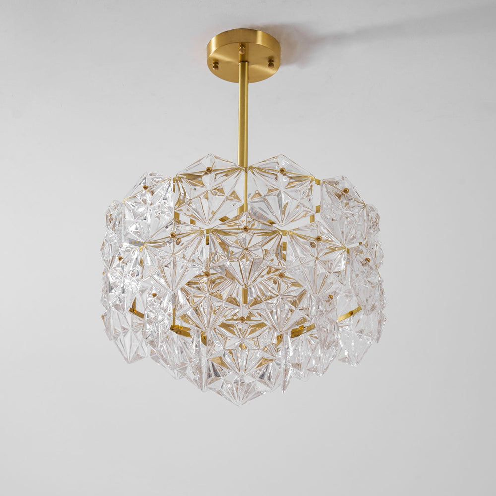 Snowflake Glass Chandelier