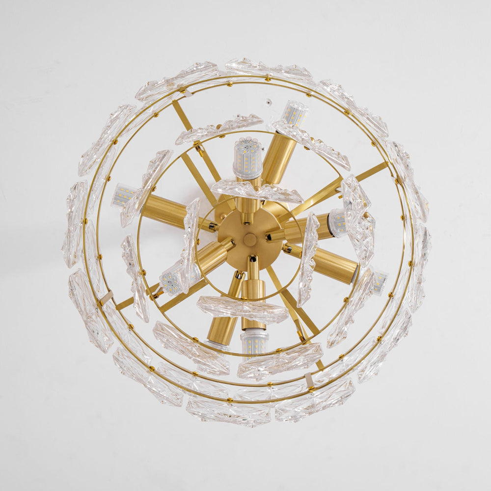 Snowflake Glass Chandelier