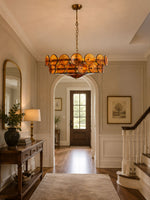Solaris Disc Glass Chandelier