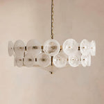 Solaris Disc Glass Chandelier