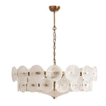 Solaris Disc Glass Chandelier