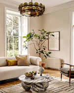 Solaris Disc Glass Chandelier