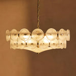 Solaris Disc Glass Chandelier