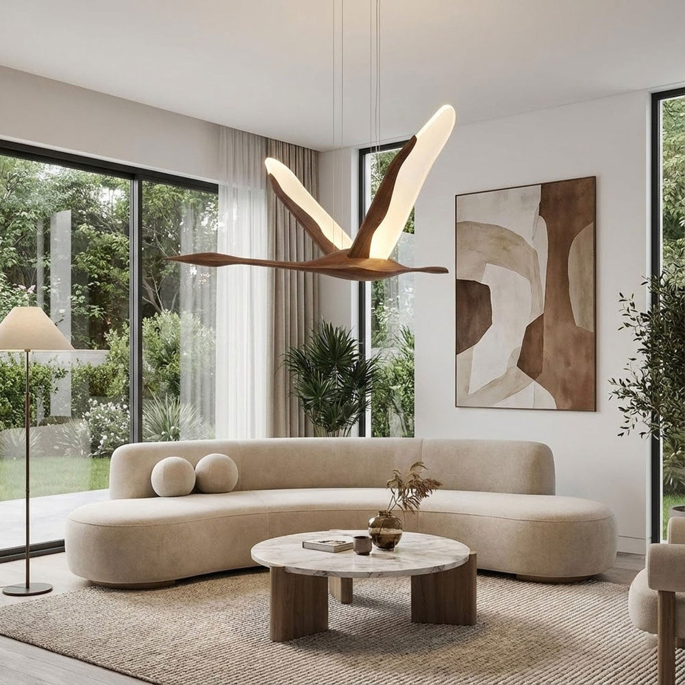 Solitude Crane Pendant Lamp