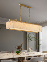 Solstice Bar Alabaster Chandelier
