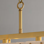 Solstice Bar Alabaster Chandelier