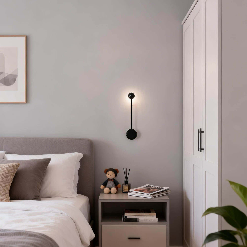Sphere-on-Stem LED Wall Sconce