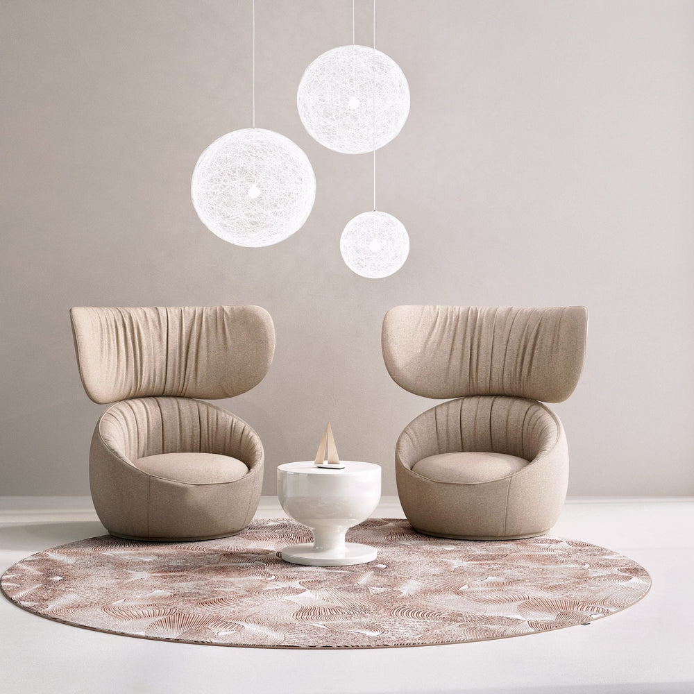 Spherical Woven Pendant Light
