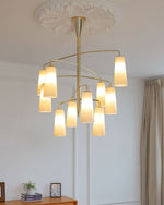 Spiral Tiered Chandelier