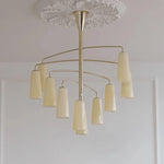 Spiral Tiered Chandelier