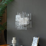 Stacked Glass Wall Sconce