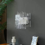 Stacked Glass Wall Sconce