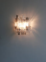 Stacked Glass Wall Sconce