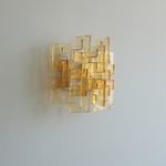 Stacked Glass Wall Sconce