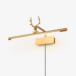 Stag Horn Plug-in Wall Light
