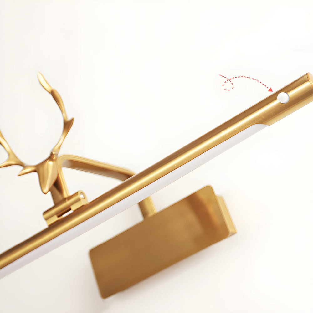 Stag Horn Plug-in Wall Light
