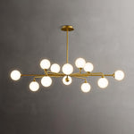 Staggered Glass Globes Chandelier