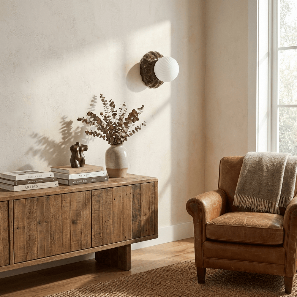 Stone Dome Wall Sconce