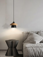 Stone Wood Pendant Lamp