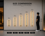 StrataLine Long Linear Outdoor Wall Light – Vertical Exterior Sconce