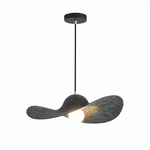Straw Hat Acoustic Pendant Light