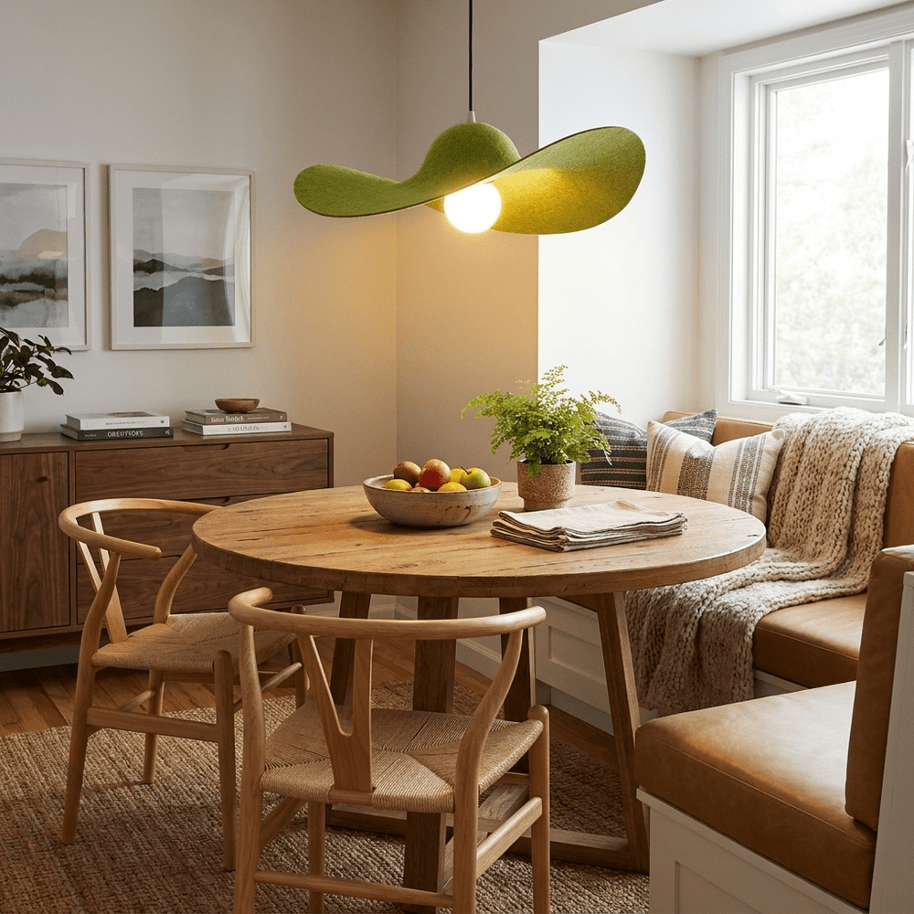 Straw Hat Acoustic Pendant Light
