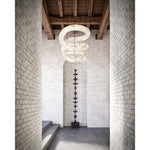 Streamlined Alabaster Pendant Lamp