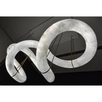 Streamlined Alabaster Pendant Lamp