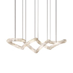 Streamlined Alabaster Pendant Lamp