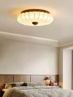 Stretch Fabric Petal Flush Mount