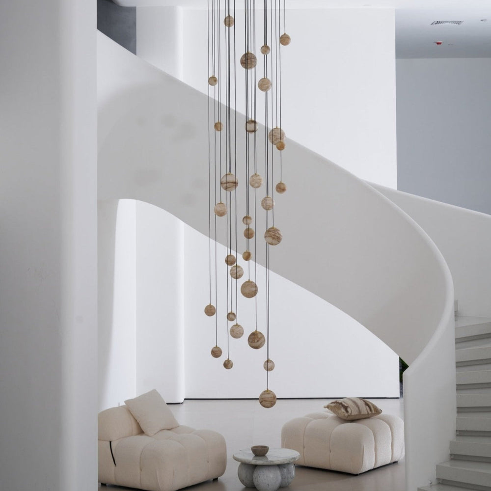 Sultana Alabaster Cluster Chandelier