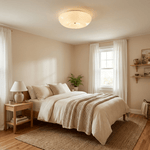 Swirl Glass Flush Mount