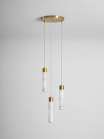 Alabaster Tala Brass Pendant Lamp