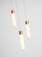 Alabaster Tala Brass Pendant Lamp