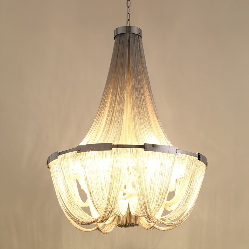 Tassel Aluminum Chain Chandelier