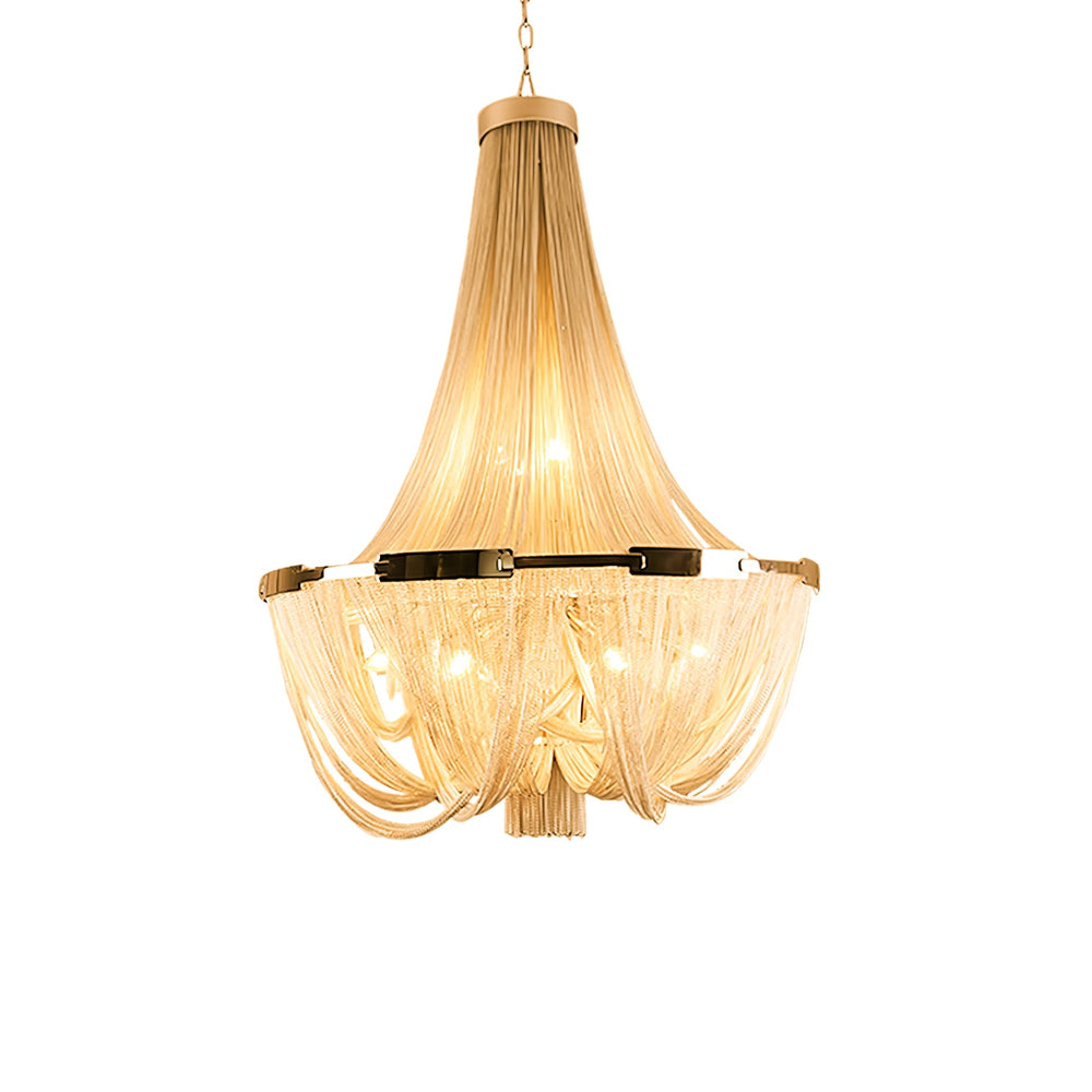 Tassel Aluminum Chain Chandelier