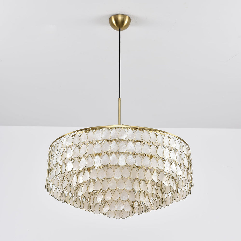 Teardrops Shell Chandelier