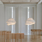 Stainless Steel Pleated Pendant Lamp