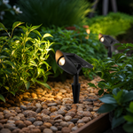 TerraBeam Solar Garden Spotlight – Waterproof Outdoor Landscape, Tree & Pathway Light