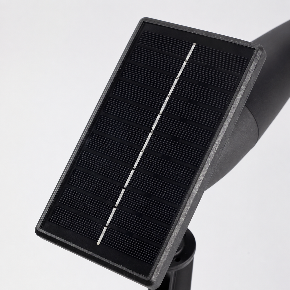 TerraBeam Solar Garden Spotlight – Waterproof Outdoor Landscape, Tree & Pathway Light